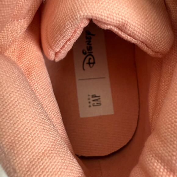 Baby Gap Disney Minnie Mouse Pink High Top Sneakers 11C - Picture 4 of 8